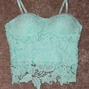 Floral Lace Corset Top